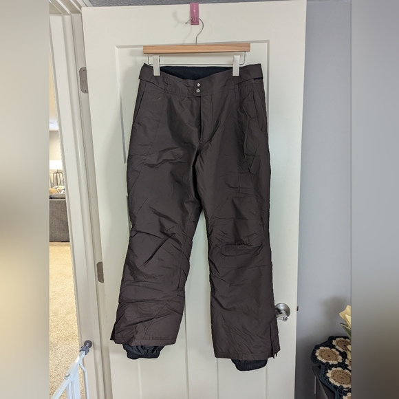 Columbia women's chocolate brown Snow ❄️ pants size medium - Picture 1 of 10